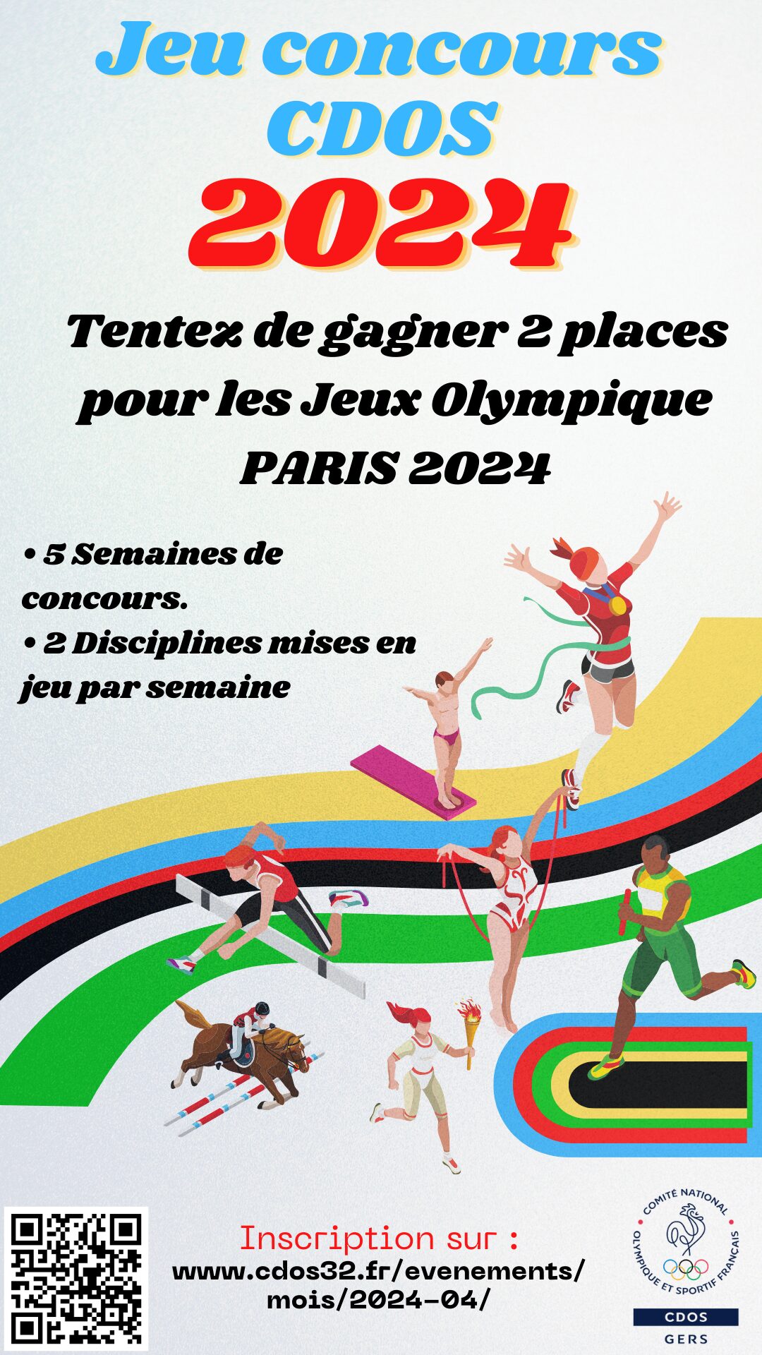 Jeu concours CDOS 32 Paris 2024